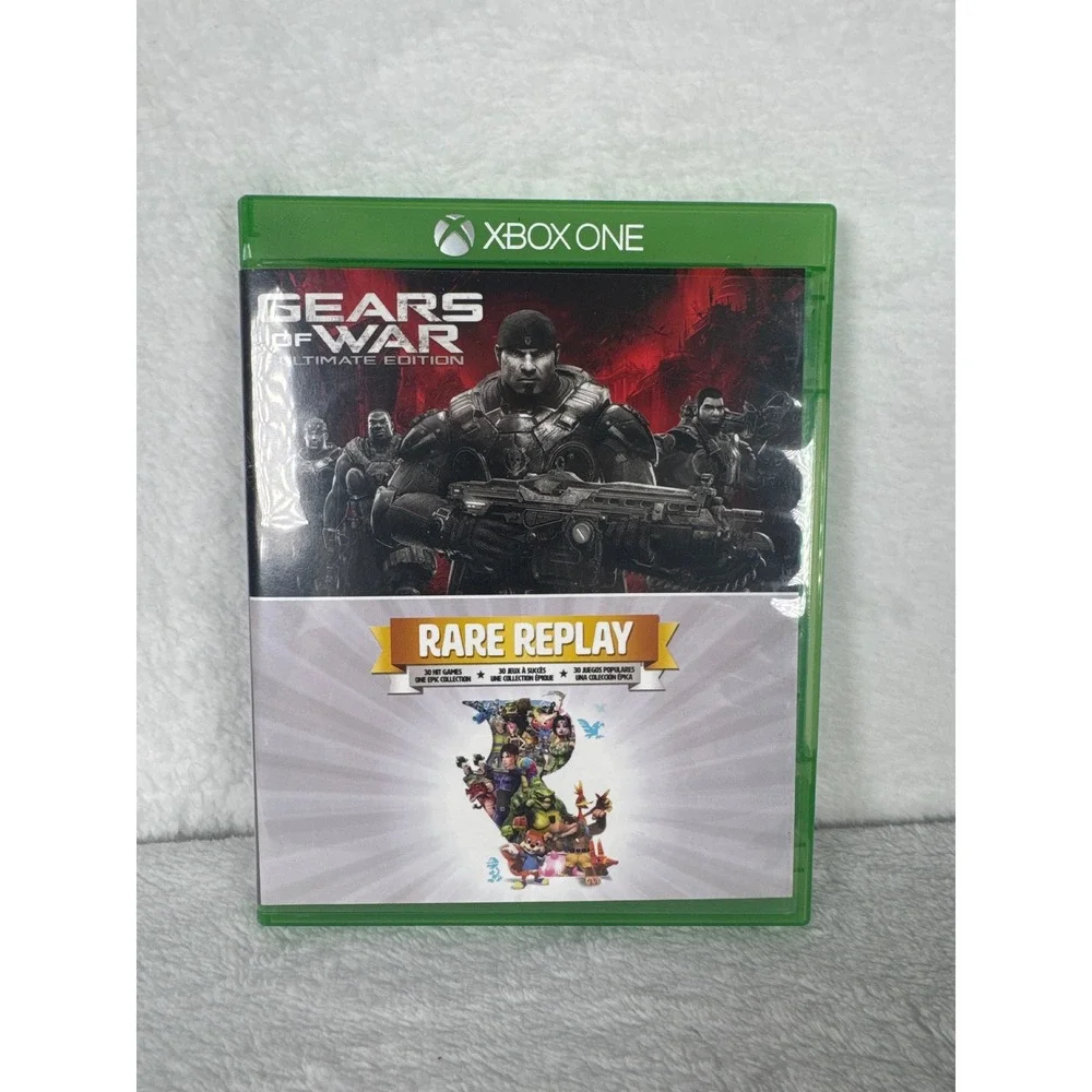 Microsoft Gears of War Ultimate Edition & Rare Replay Xbox One Green Excellent